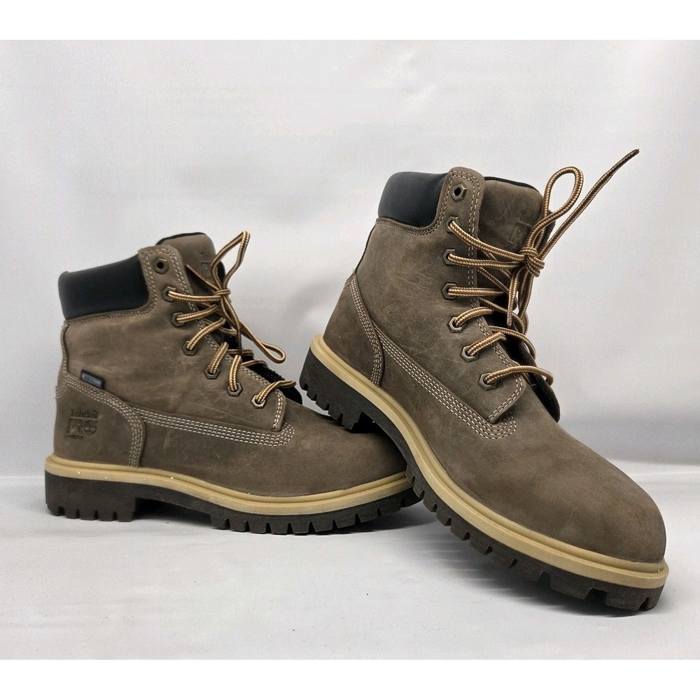Timberland PRO Direct Attach 6" Steel Toe Waterproof Brown Size‎ 8 Medium Womens